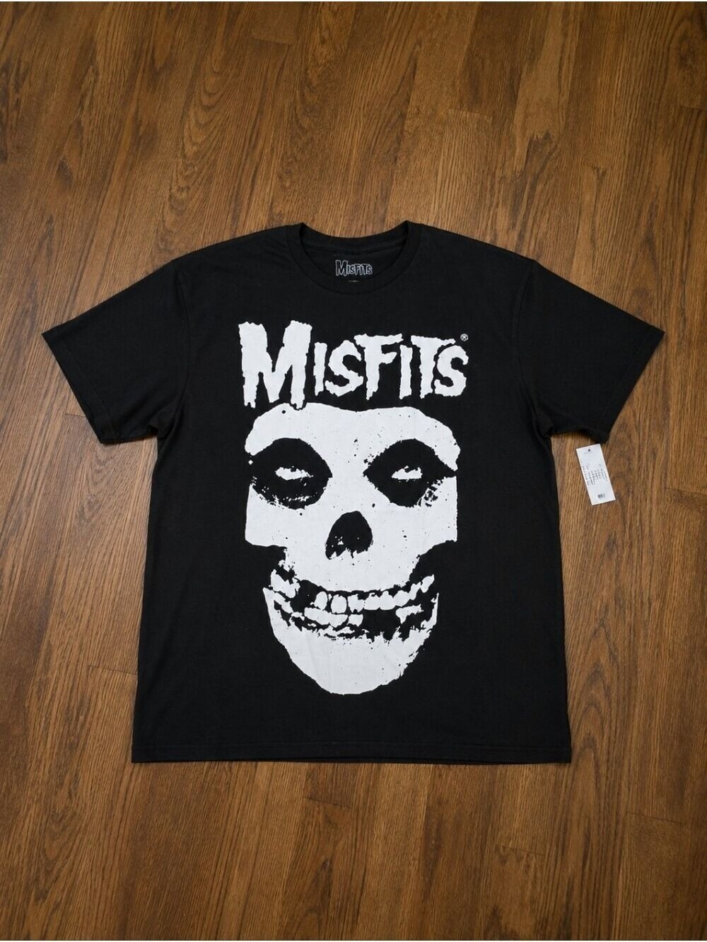 Misfits Skull Graphic Band T-Shirt Black Size Large 100% Cotton NWT - Picture 4 of 6